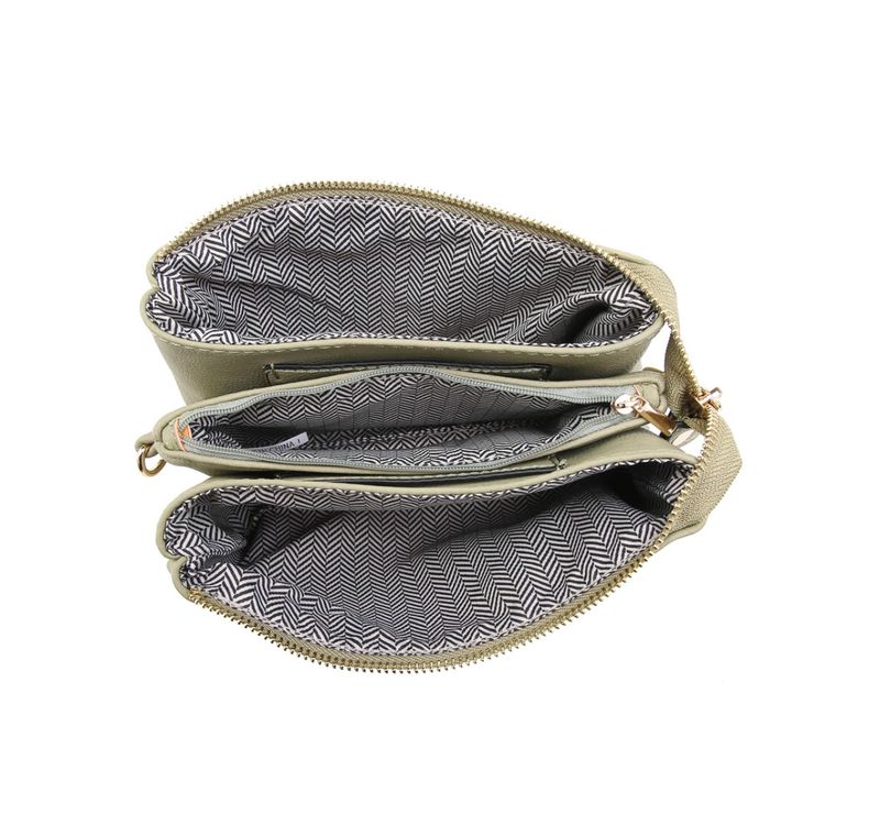 Jen &amp; Co Rley Suede Crossbody Navy