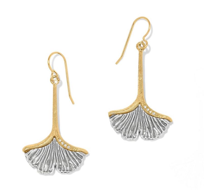 Everbloom Ginko Pearl Earrings