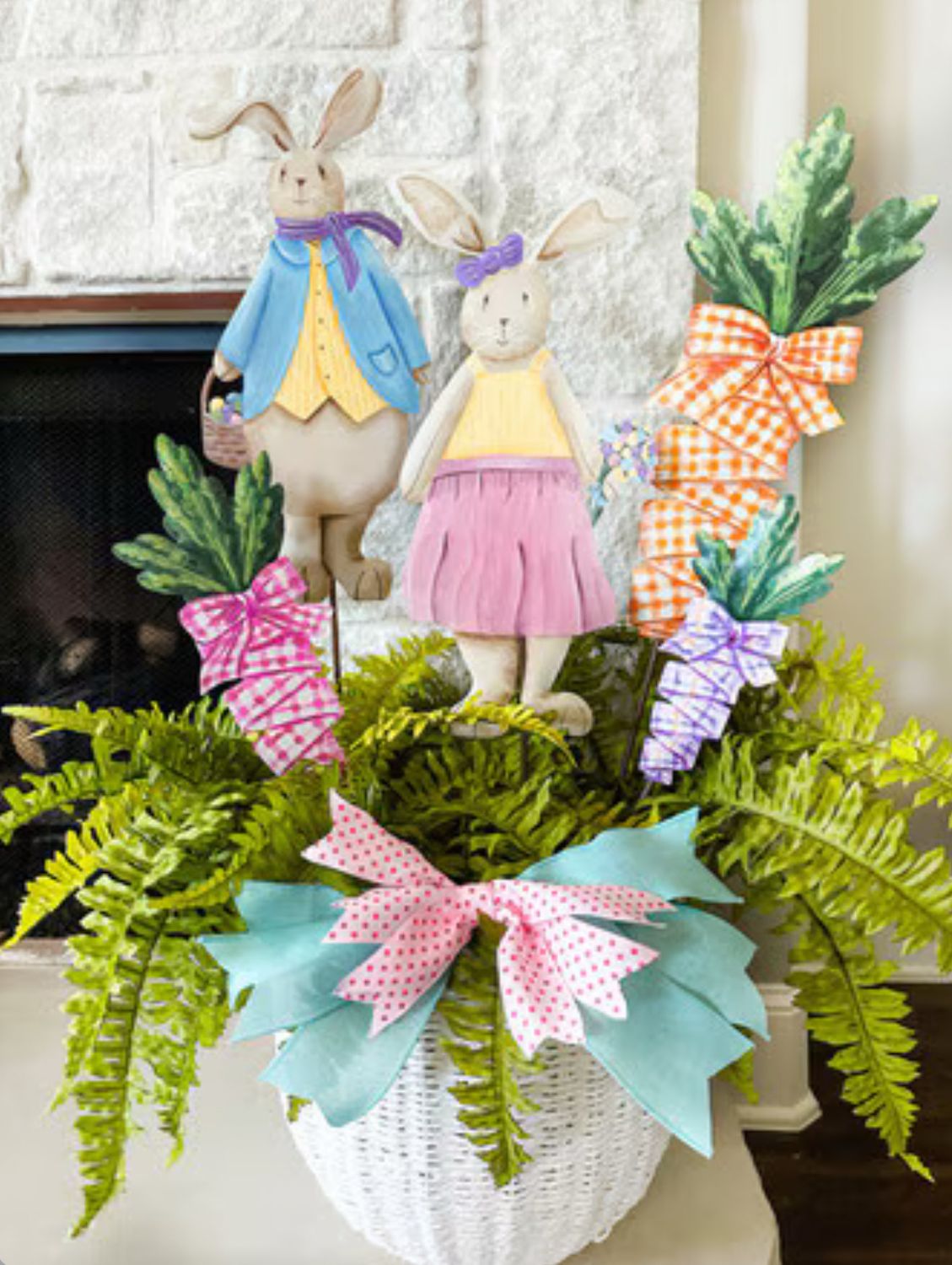 Round Top Ribbon Carrot Stakes