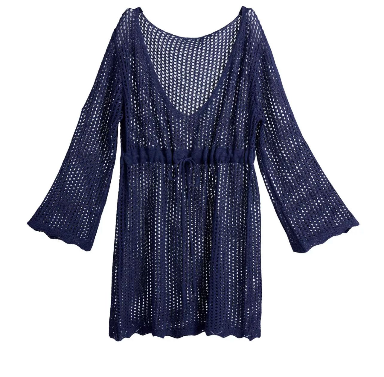 Shiraleah Navy Crochet Cover-up