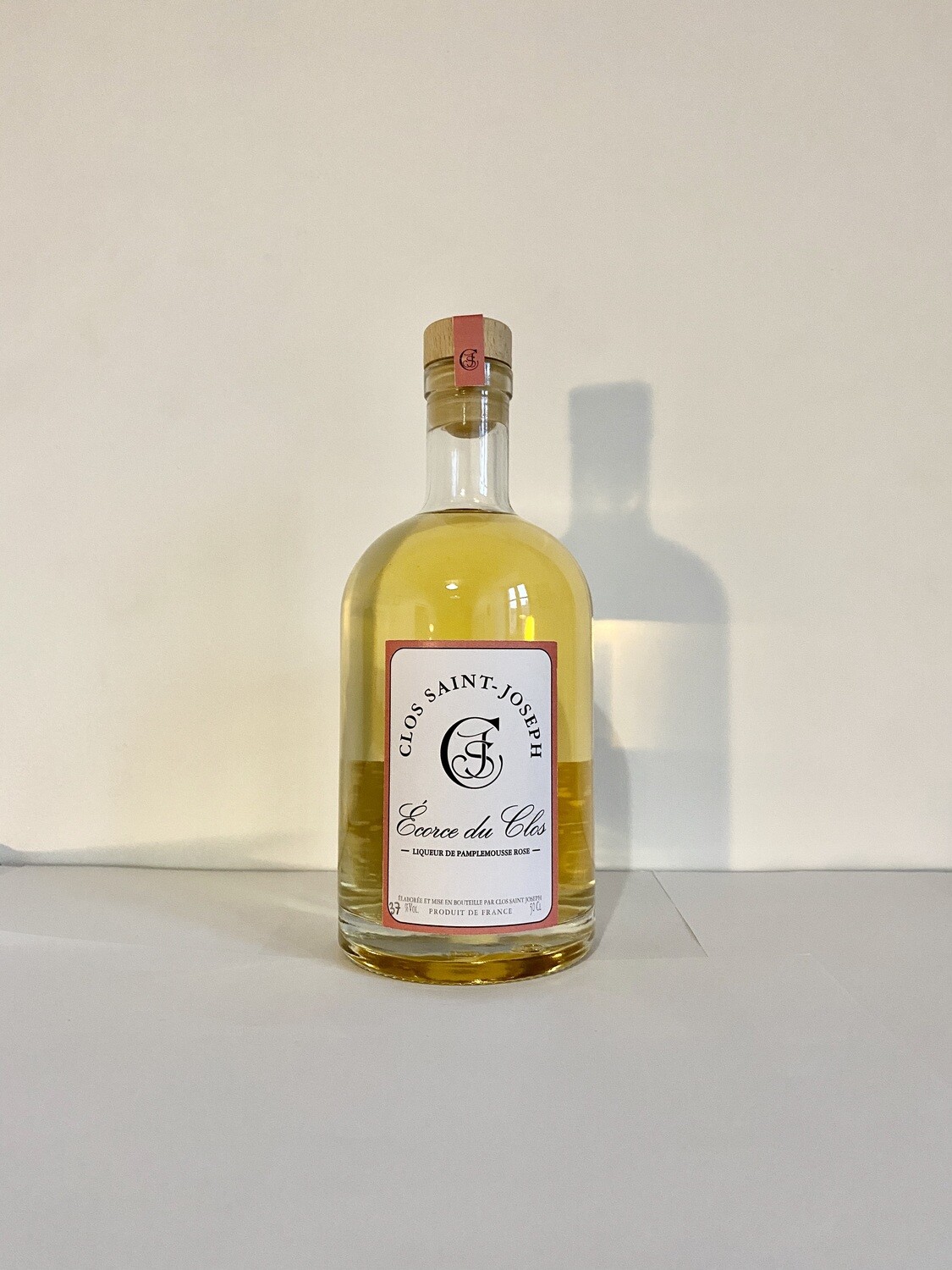 ÉCORCE DU CLOS - LIQUEUR DE PAMPLEMOUSSE ROSE - 37% - 50 CL ÉCORCE DU CLOS - LIQUEUR DE PAMPLEMOUSSE ROSE - 37% - 50 CL