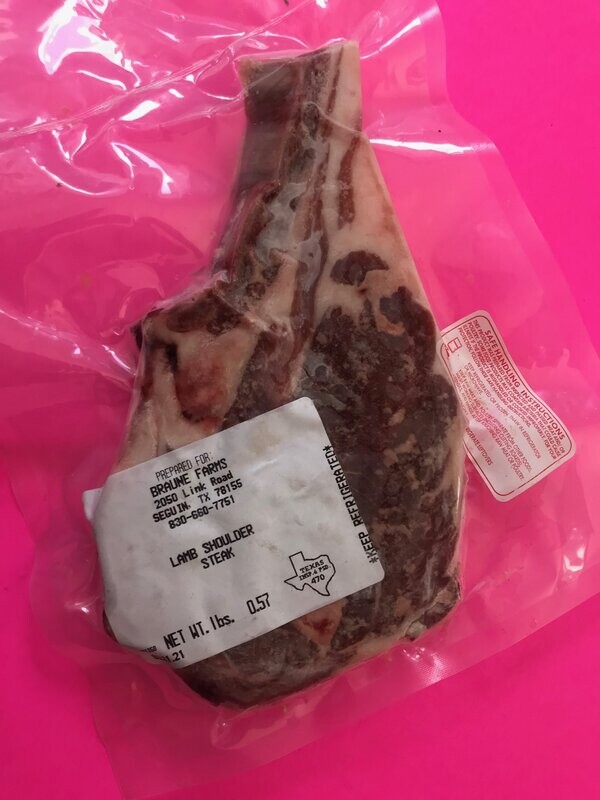 Lamb Shoulder Chops  (MUST CALL TO ORDER)Presently out of stock Will have again Nov. 2022