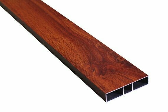 อลูมิเนียมลายไม้ แบบลายเรียบ (S9006)