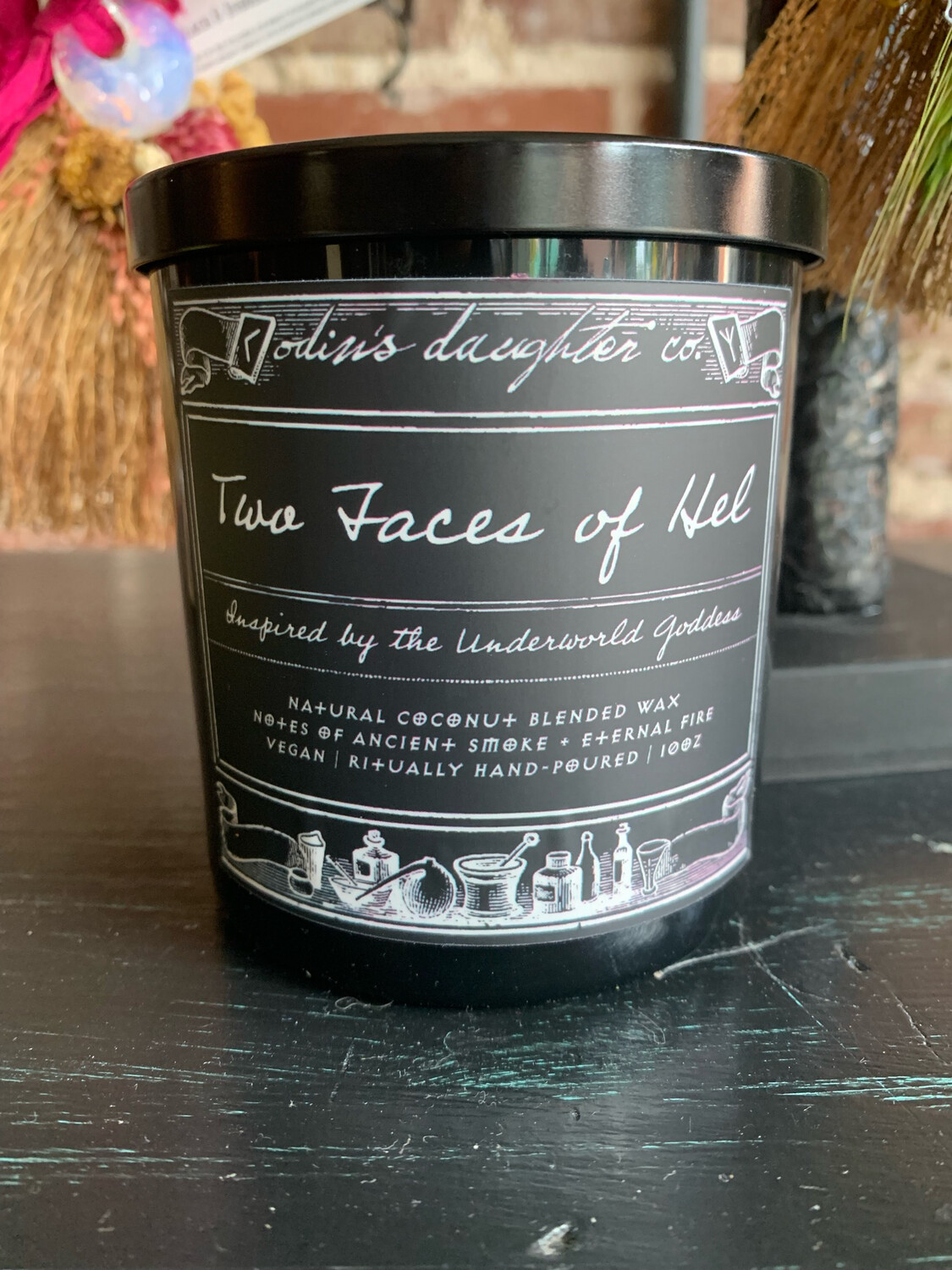 Odin’s Daughter Candle - Two Faces of Hel