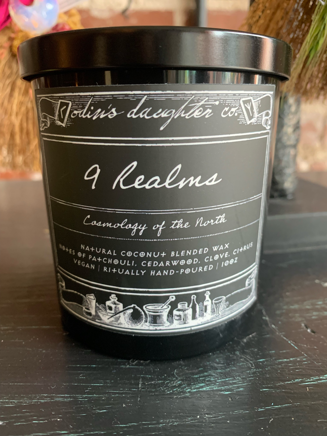 Odin’s Daughter Candle - 9 Realms