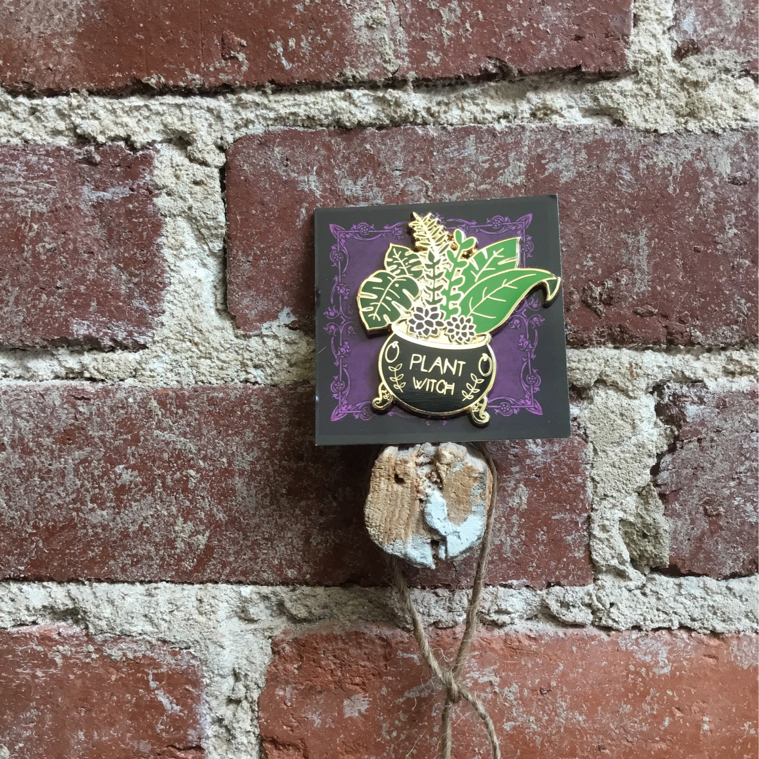 Plant Witch Pin