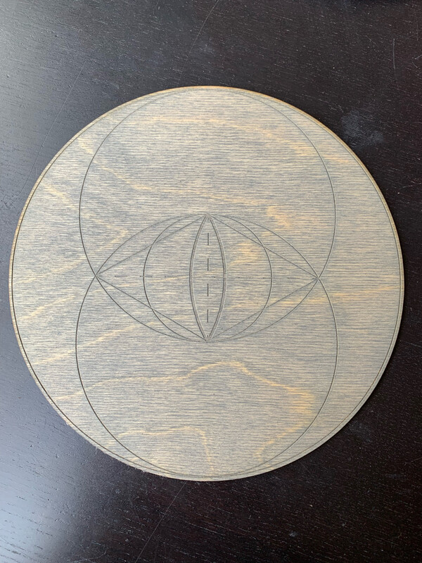 Vesica Piscis Crystal Grid