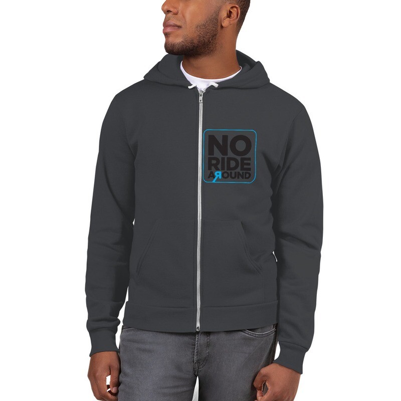 No Ride Around - Full Zip Hoodie