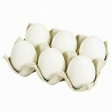 Farm Fresh Classic White Eggs 6 Pack