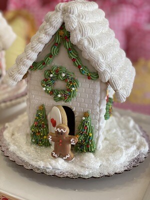Snow White Brick Gingerbread House