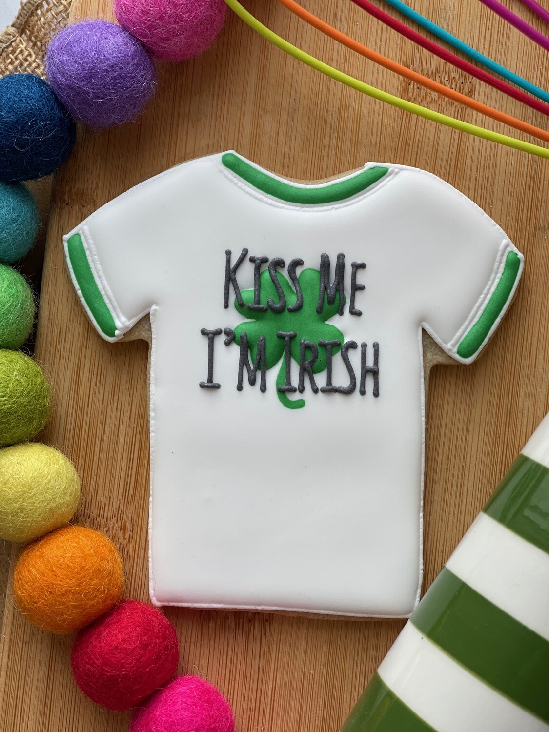 Kiss Me I'm Irish T-Shirt Cookie