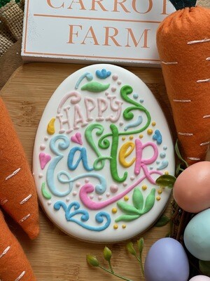 Happy Easter Egg Cookie