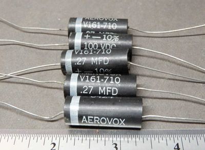 NOS Paper in Oil Capacitors .027