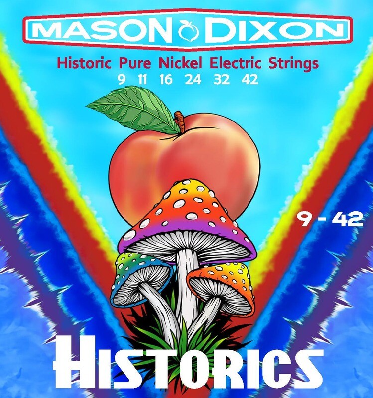 3 Pack Historics: Pure Nickel Guitar Strings 9 - 42