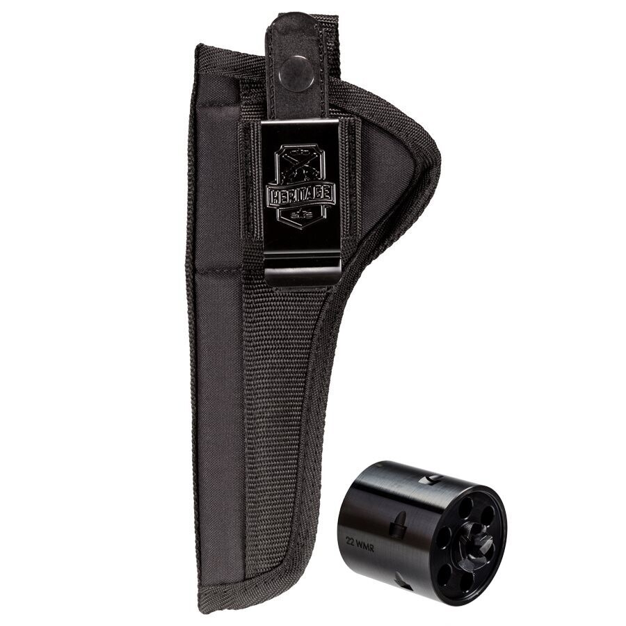 Authentic Heritage Nylon Holsters + 6 SHOT 22 WMR MAG CYLINDERS 3 SIZES HOLSTERS