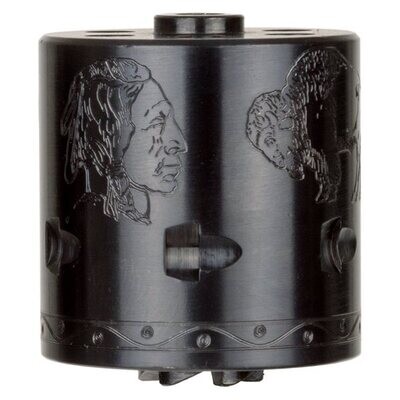 ENGRAVED HERITAGE 22 WMR/MAG CYLINDER - BUFFALO AND INDIAN HOMAGE