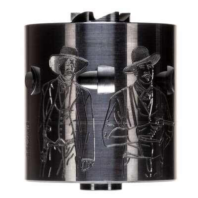 ENGRAVED TOMBSTONE THEMED HERITAGE 22 WMR CYLINDER