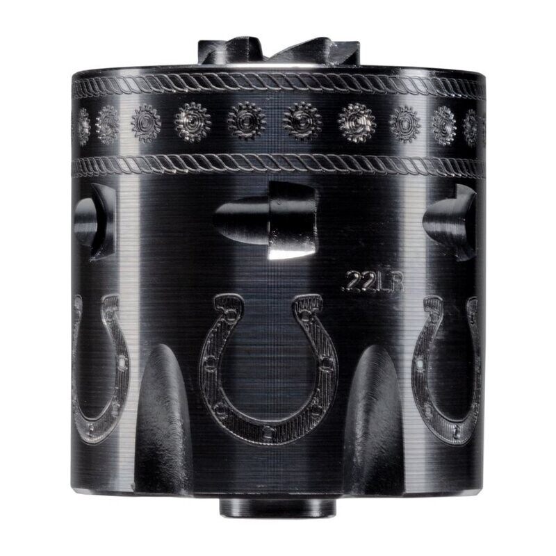 ENGRAVED HERITAGE 22 LR &quot;HORSE SHOES&quot; CYLINDER