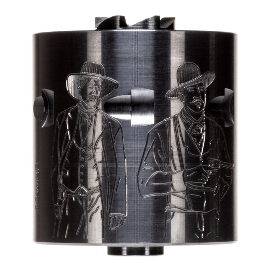 ENGRAVED TOMBSTONE THEMED HERITAGE 22 WMR CYLINDER - FREE SHIPPING