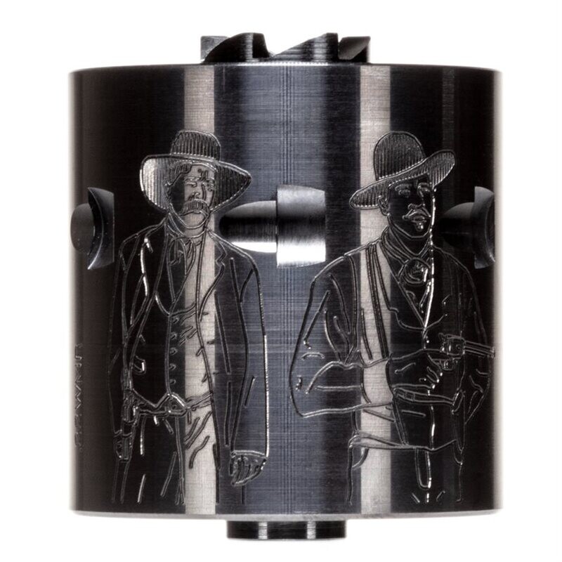 ENGRAVED TOMBSTONE THEMED HERITAGE 22 WMR CYLINDER - FREE SHIPPING