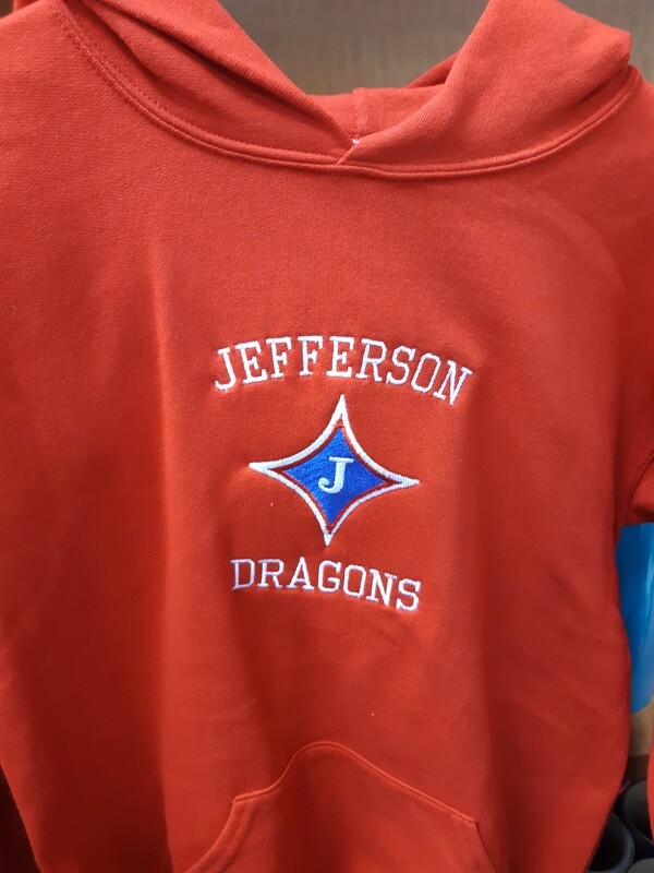 Youth Diamond J Center  Hoodie
