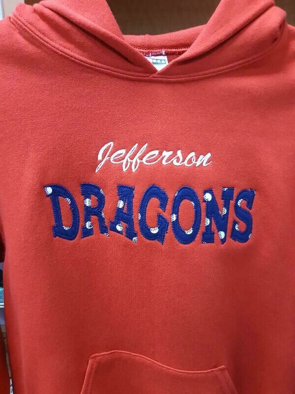 Youth  Navy Blue Dragons Polkadot