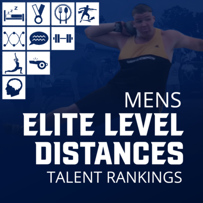 Men&#39;s Elite Level Distance Charts