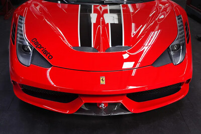 Capristo Carbon Lufteinlassklappen Ferrari 458 Speciale