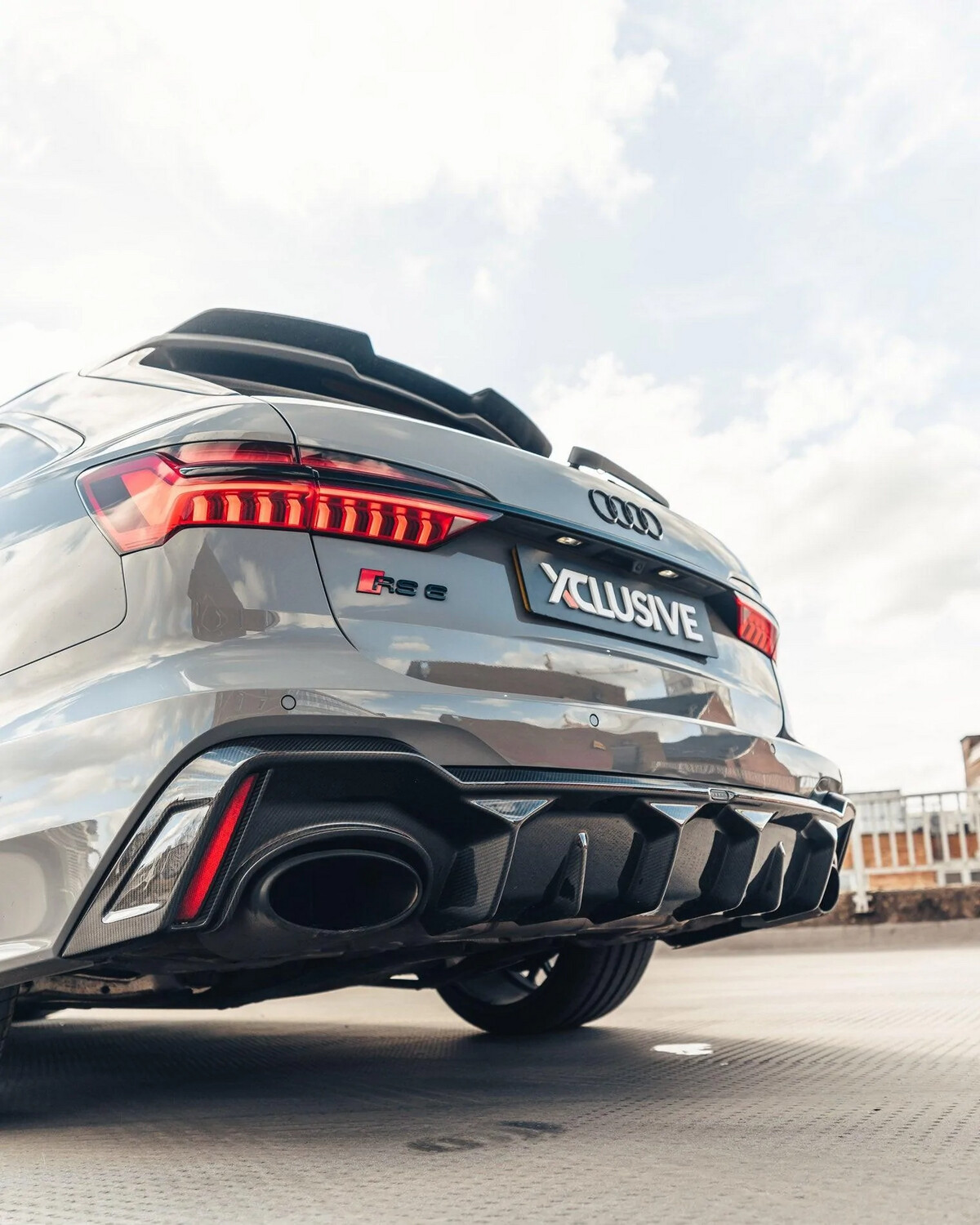Audi RS6 C8 & RS7 Carbon Fibre Rear Diffuser by Urban (2019+)