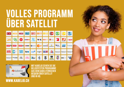 Schweizer TV Karte - KABELIO CI+ Modul ink. 3 Monate Gratis-Zugang (freigeschaltet, kartenheld-Support) - SRF, ORF, BBC, FRANCE, Deutsche Private in HD