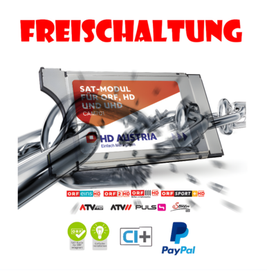 FREISCHALTUNG Ihres HD Austria Moduls (kartenheld-Support)