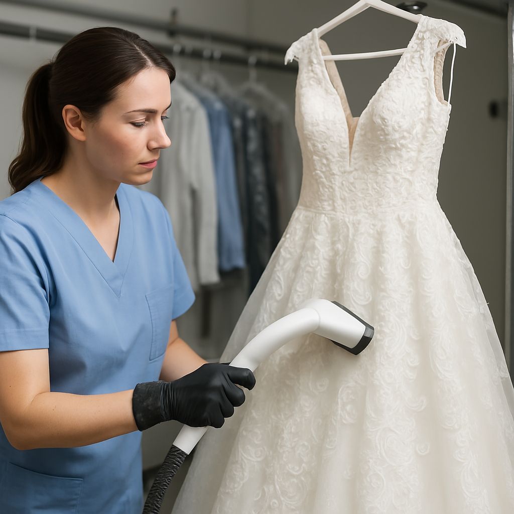Dress cleaning service for Genna