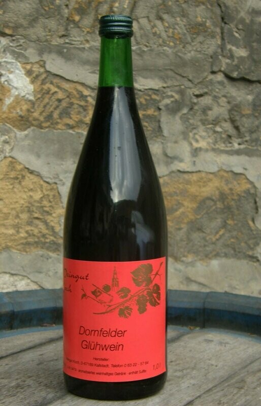 Winzerglühwein aus Dornfelder 1,0 Liter Winzerglühwein aus Dornfelder 1,0 Liter