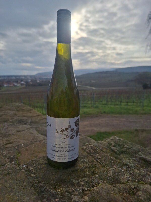 2022 Kobnert Scheurebe Kabinett lieblich 0,75 Liter 2022 Kobnert Scheurebe Kabinett lieblich 0,75 Liter