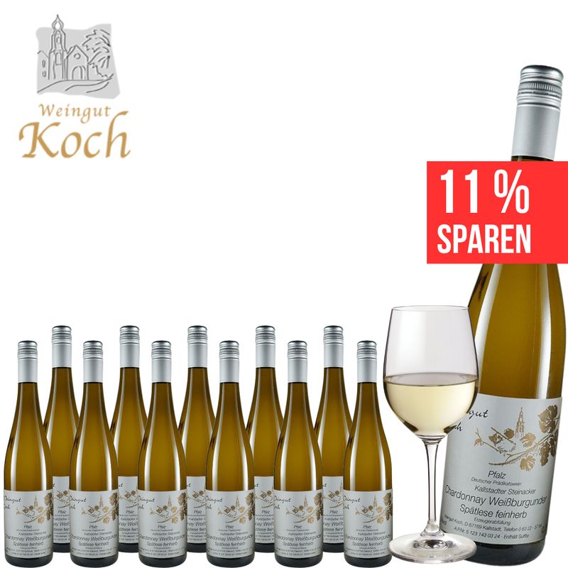 Chardonnay/Weißburgunder Spätlese feinherb