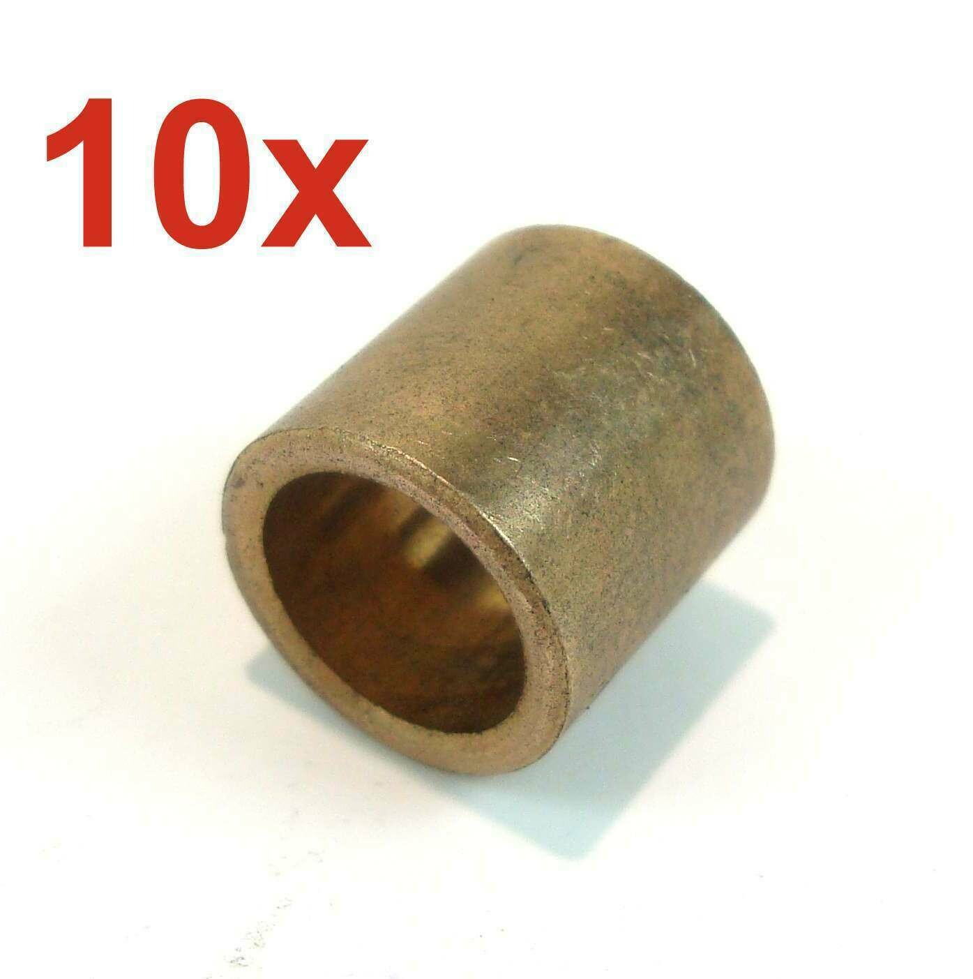 Sinterbronze Buchse mit Bund Dr 10/13/16 x 16 mm Gleitlager für 10 mm Welle 