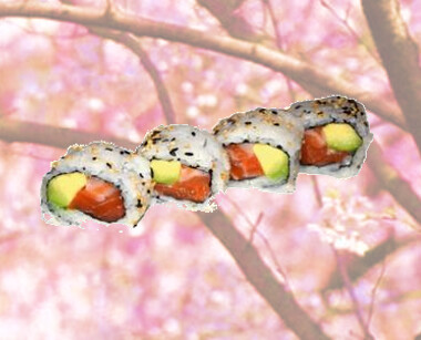 61 Uramaki de Salmón,  Aguacate - 4p