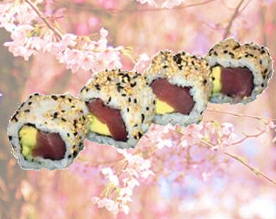 66 Uramaki de Atún,  Aguacate - 4p