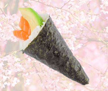 85 Temaki de Salmón
