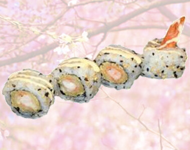 204 Uramaki de Tempura Langostino - 4p