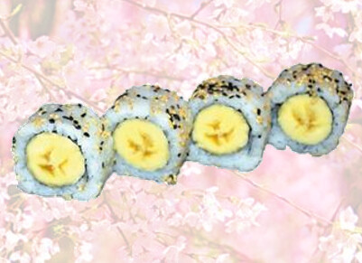 72 Uramaki de Plátano - 4p