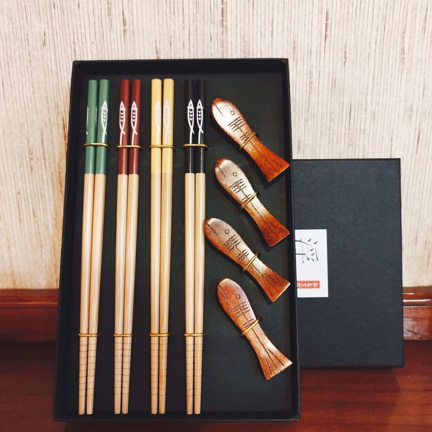 Juego de palillos con almohada (4 pares)