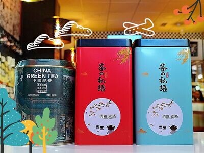 Set de tres tipos de té