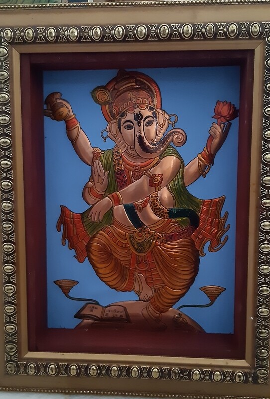 Anantha Thandava Ganapathy Copper 9 by 12