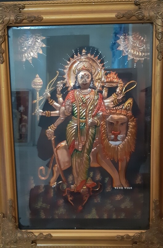 Dhurgai Amman Copper 
12 by 18