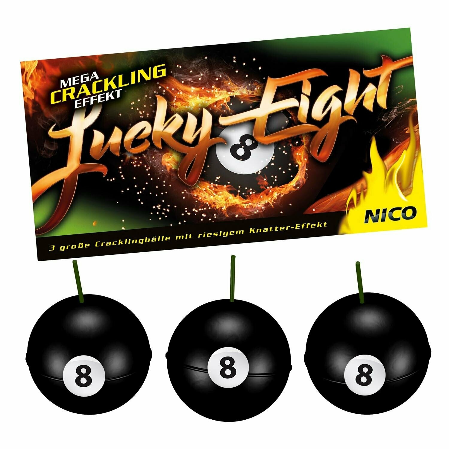 Nico Lucky Eight, 3er-Beutel Nico Lucky Eight, 3er-Beutel