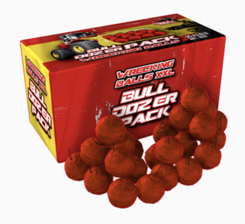 Decibull Wrecking Balls Bulldozer Pack - 25er Pack