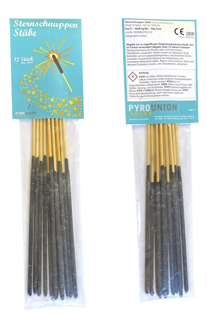 Pyrounion Sternschnuppen Stäbe Pyrounion Sternschnuppen Stäbe