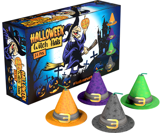 Lesli Witch Hats - Fontänen Hexenhüte Halloween