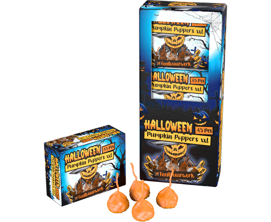 Lesli Pumpkin Poppers XXL - Knallerbse Knallteufel Halloween